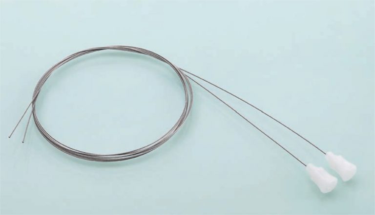 Guide wire for nasogastric feeding tube