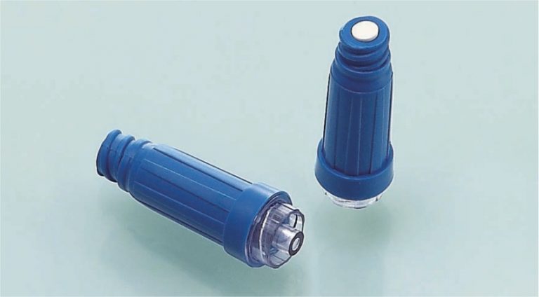 Positive pressure needle free connector